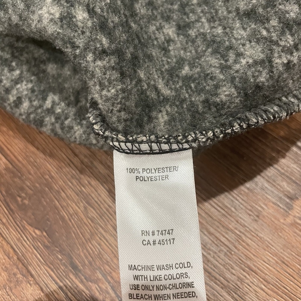 Natural Reflections Women's Sweater Quarter‎ Button Heathered Gray Medium - Picture 7 of 10